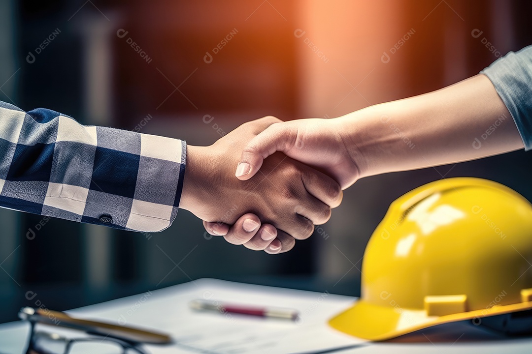 Mãos se cumprimentando fechando negócios