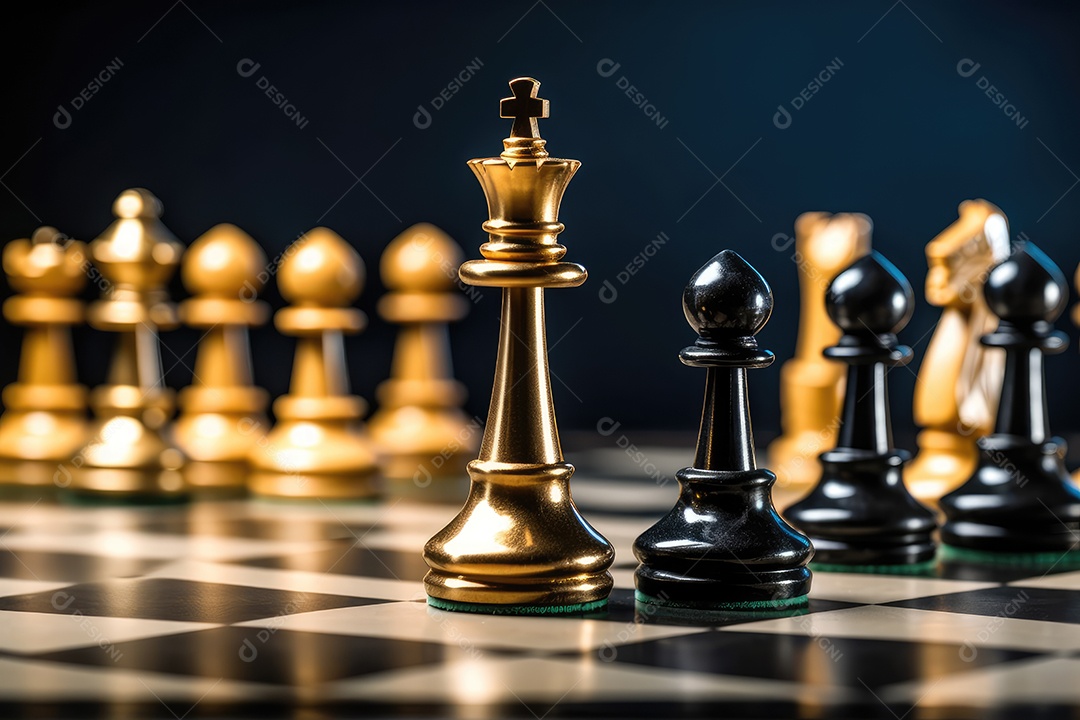 Tabuleiro de xadrez vazio com fumaça flutuando sobre fundo escuro