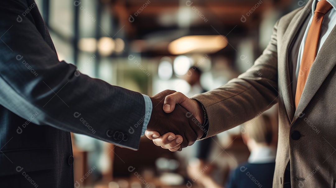 Mãos se cumprimentando fechando negócios