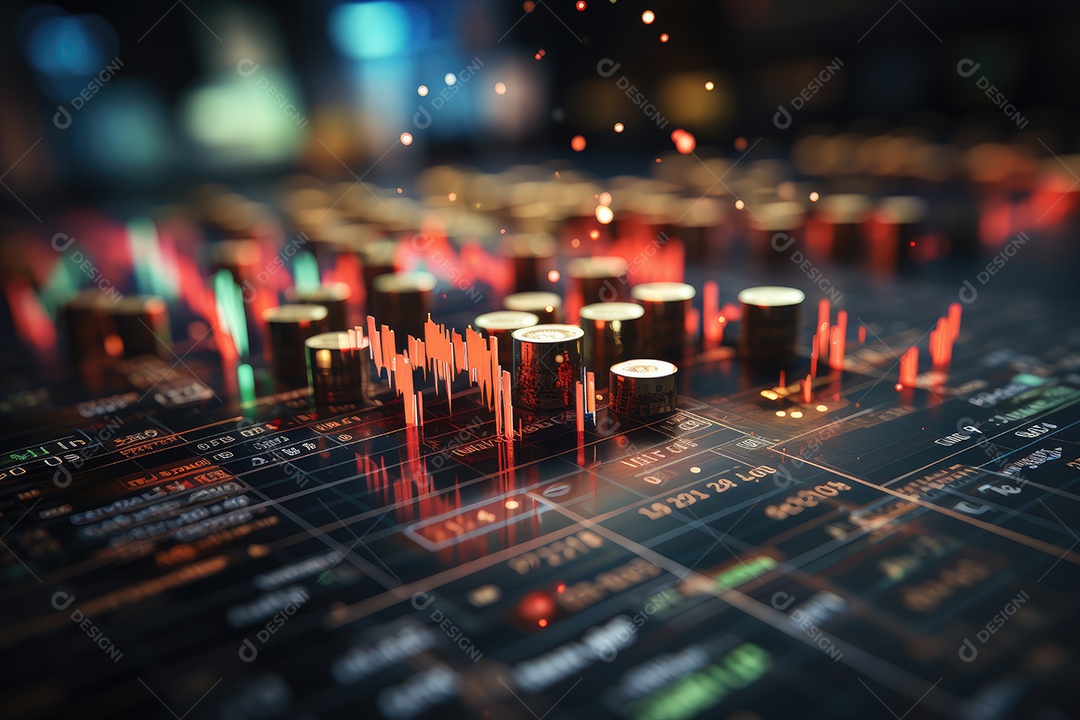 Vibrante equalizador exibição com brilhando conduziu luzes para música