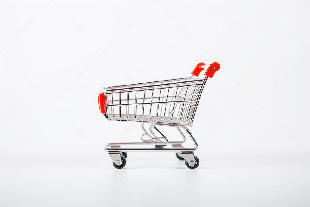 Carrinho de compra conceito de comprar