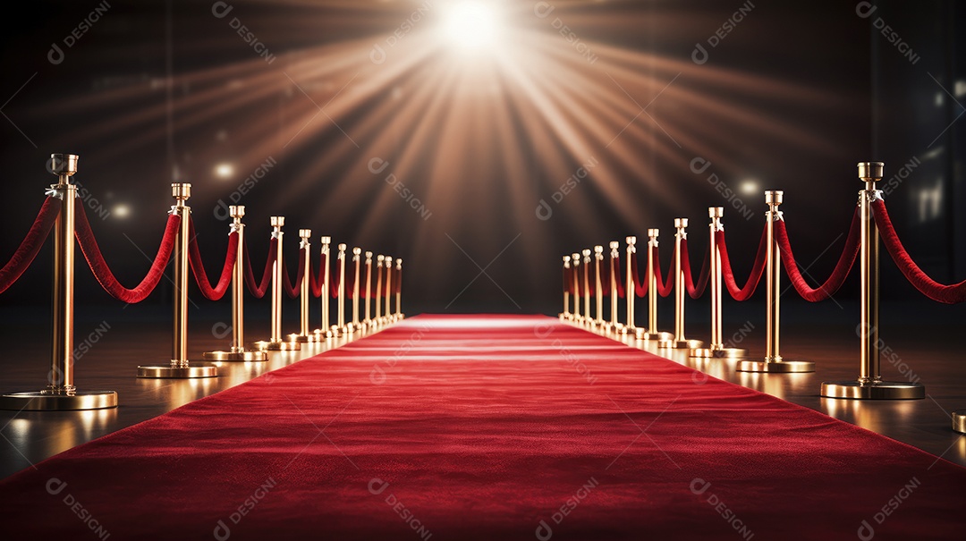 Tapete vermelho em evento