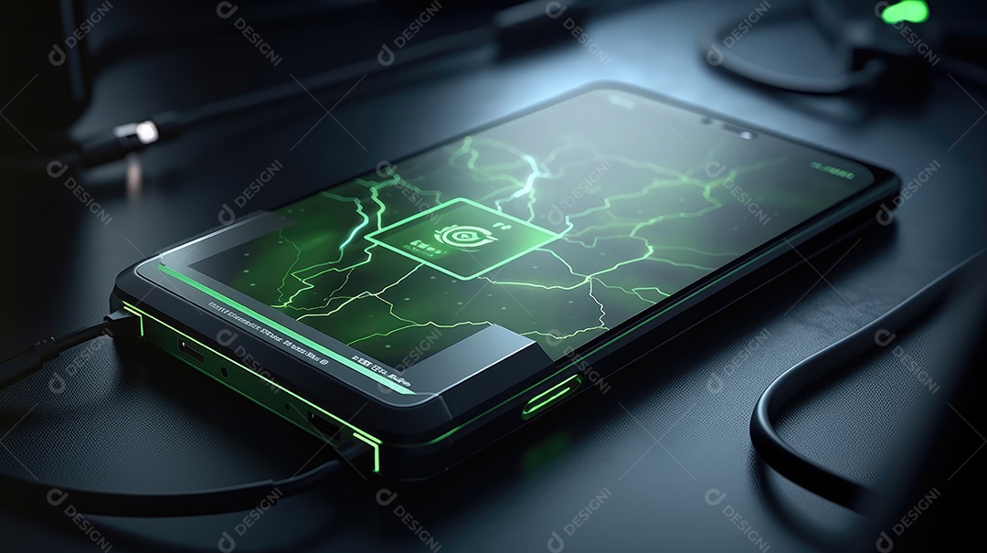 Imagem é um celular gamer xiaomi black shark conhecido por seu design voltado para jogos