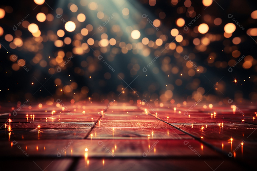 Pano de fundo com iluminação de holofotes vermelhos para imagem realista de fundo design ultra hd alto
