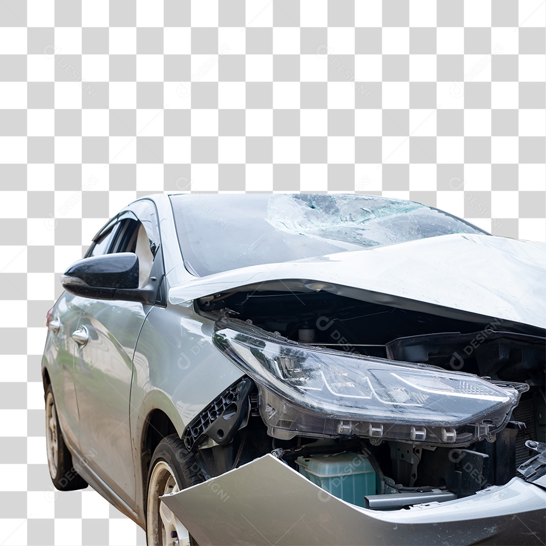 Carros Batidos Funilaria PNG Transparente