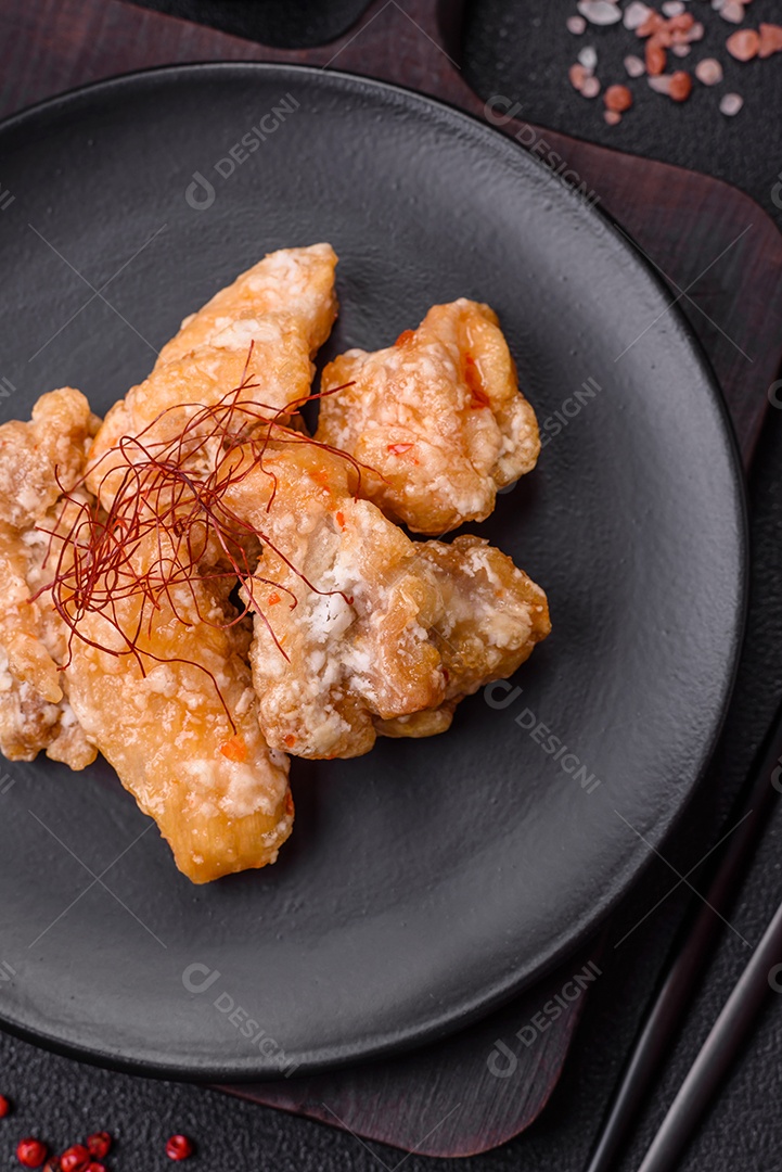 Coxas de frango frito