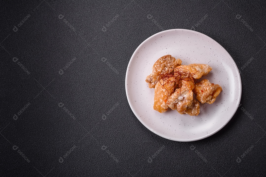 Coxas de frango frito