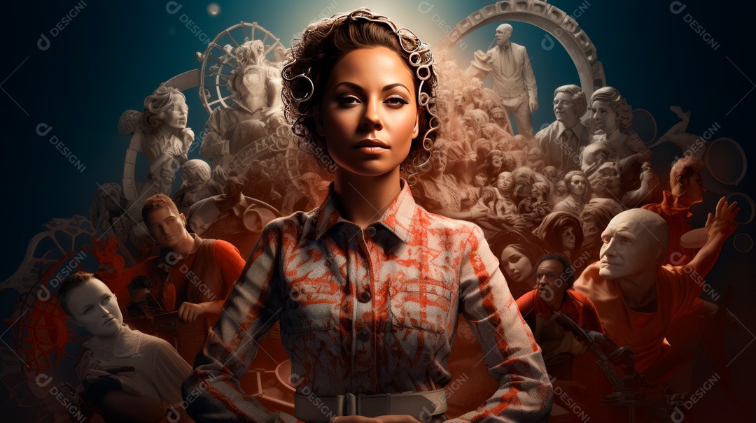 Mês da História da Mulher, o legado do empoderamento feminino 1ª marcha IA Generativa.