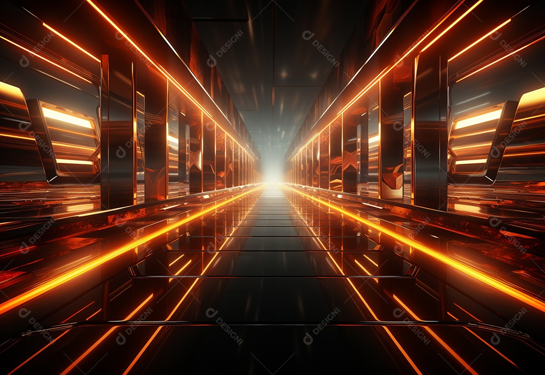 Pano de fundo com iluminação de holofotes vermelhos para imagem realista de fundo design ultra hd alto