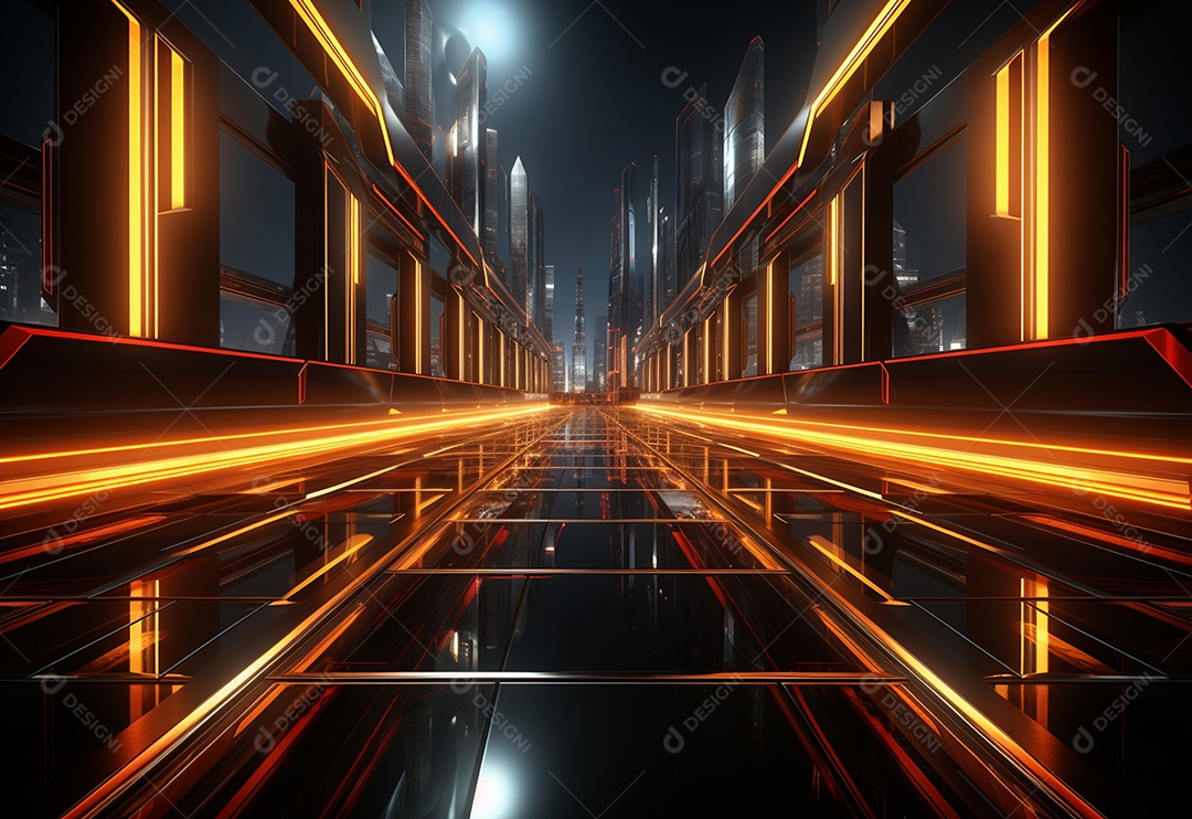 Pano de fundo com iluminação de holofotes vermelhos para imagem realista de fundo design ultra hd alto