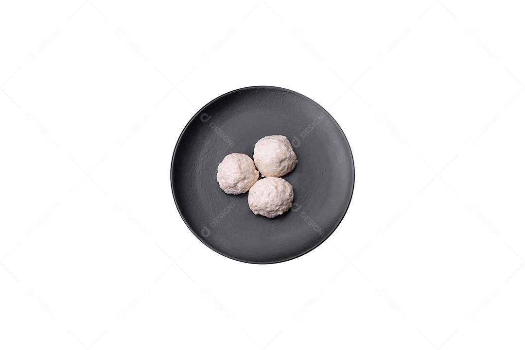 Biscoitos sobre fundo isolado