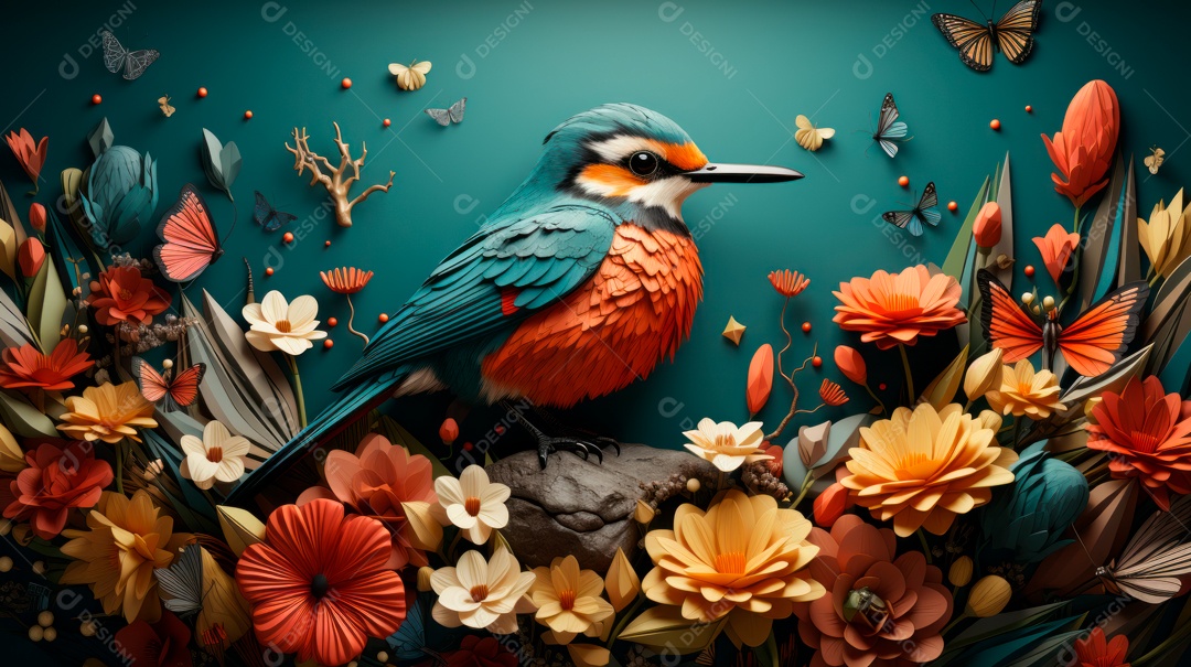 Dia mundial da fauna e da flora selvagens 3 de março IA generativa.