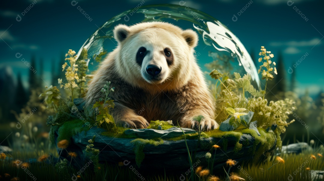 Dia mundial da fauna e da flora selvagens 3 de março IA generativa.