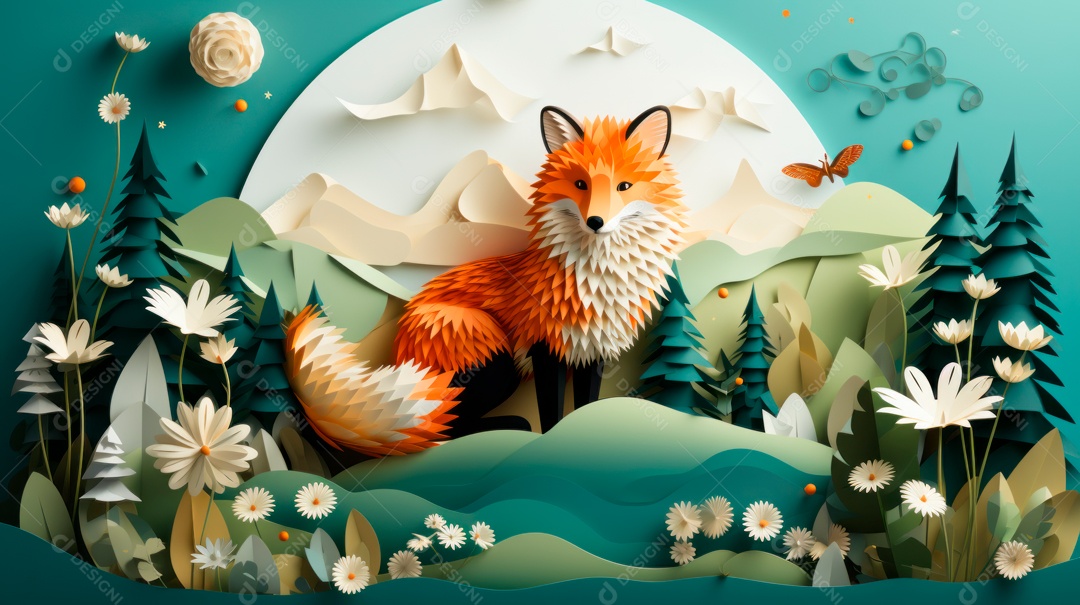 Dia mundial da fauna e da flora selvagens 3 de março IA generativa.