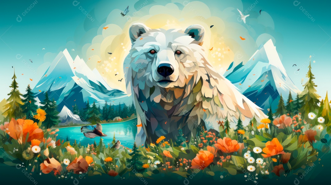 Dia mundial da fauna e da flora selvagens 3 de março IA generativa.