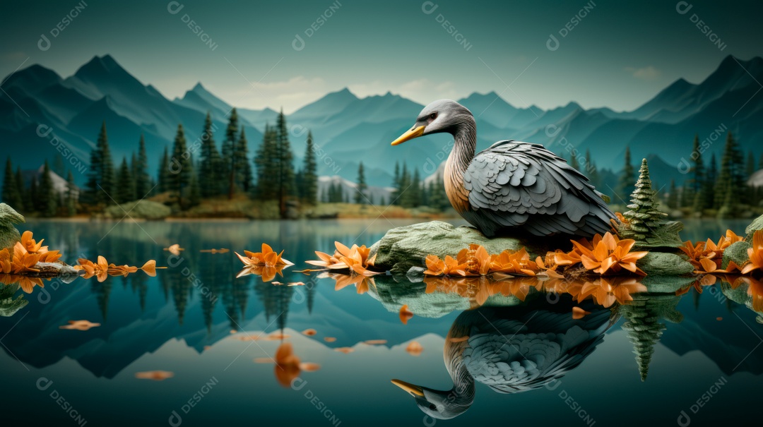 Dia mundial da fauna e da flora selvagens 3 de março IA generativa.