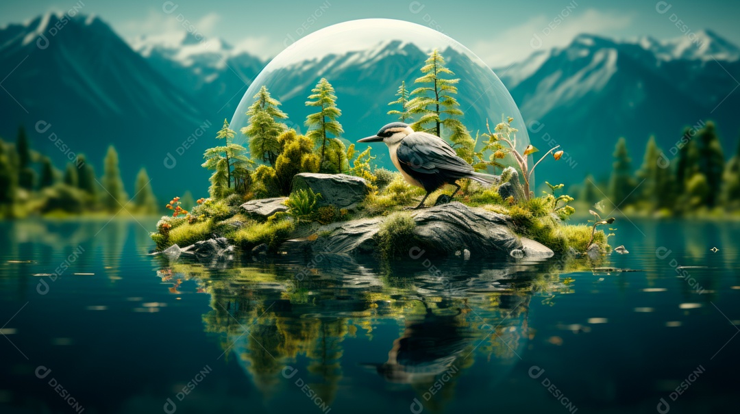 Dia mundial da fauna e da flora selvagens 3 de março IA generativa.