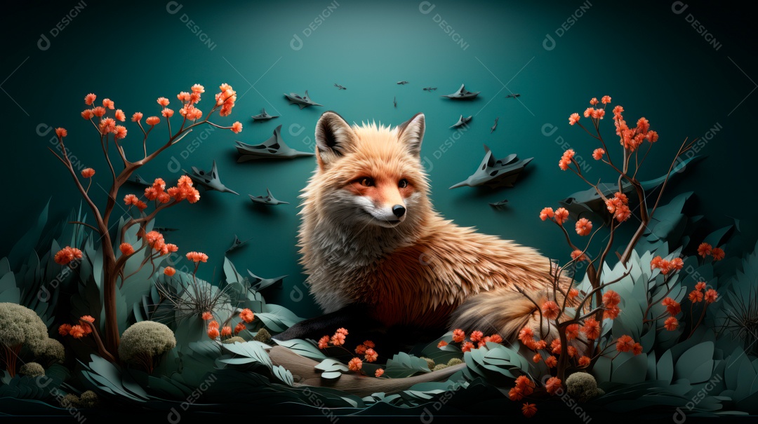 Dia mundial da fauna e da flora selvagens 3 de março IA generativa.