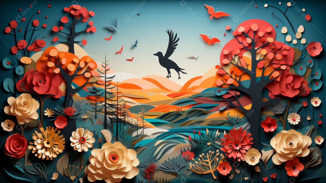 Dia mundial da fauna e da flora selvagens 3 de março IA generativa.