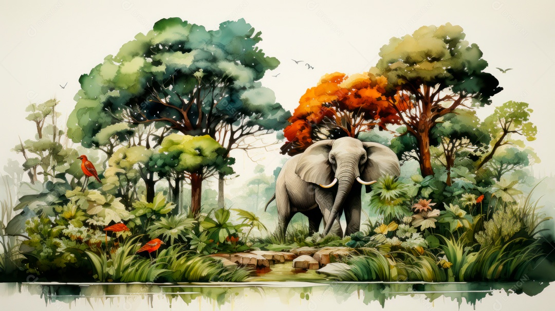 Dia mundial da fauna e da flora selvagens 3 de março IA generativa.