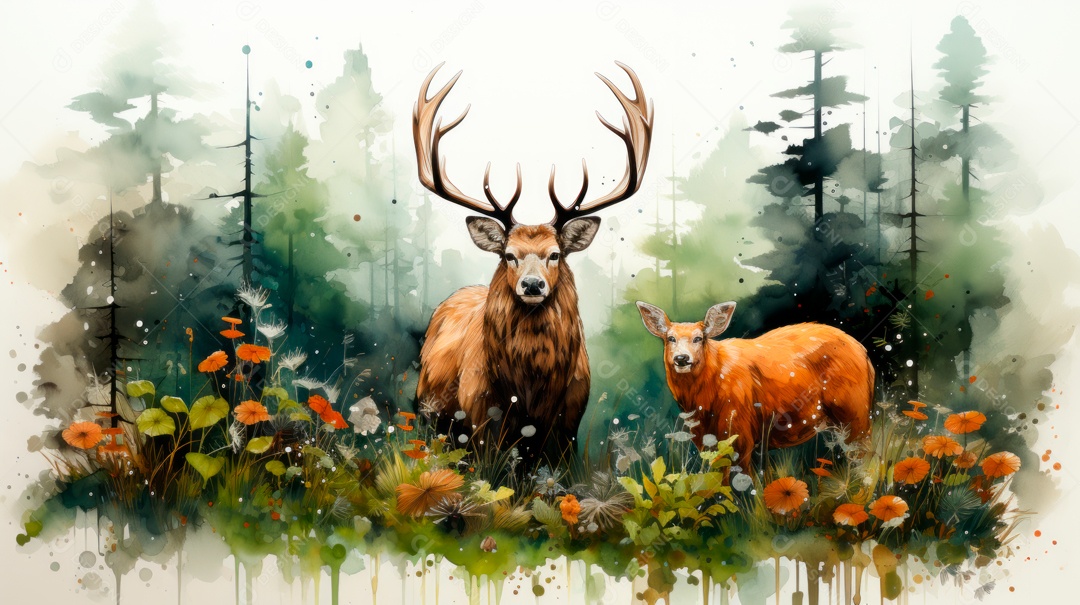 Dia mundial da fauna e da flora selvagens 3 de março IA generativa.