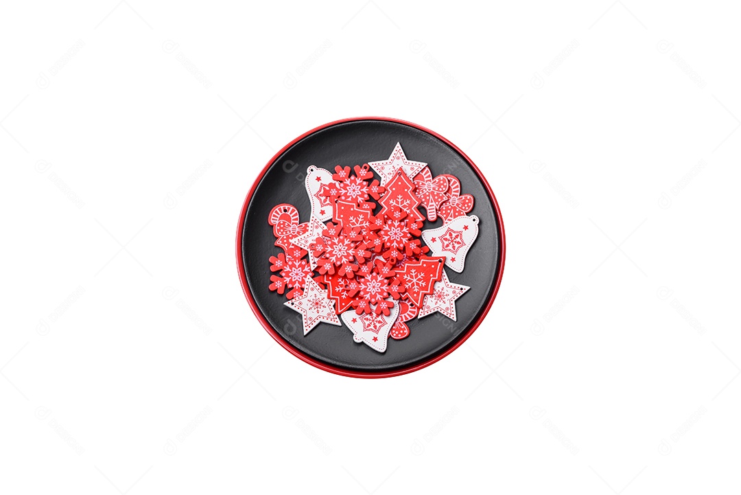 Biscoito sobre fundo isolado