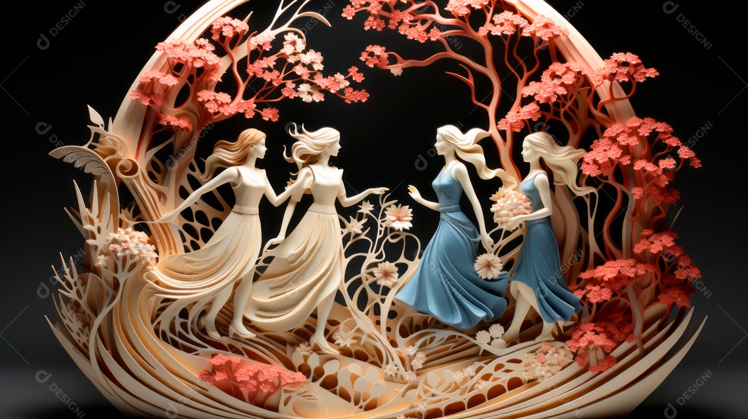 Dia Internacional da Mulher, 8 de março, IA Generativa.