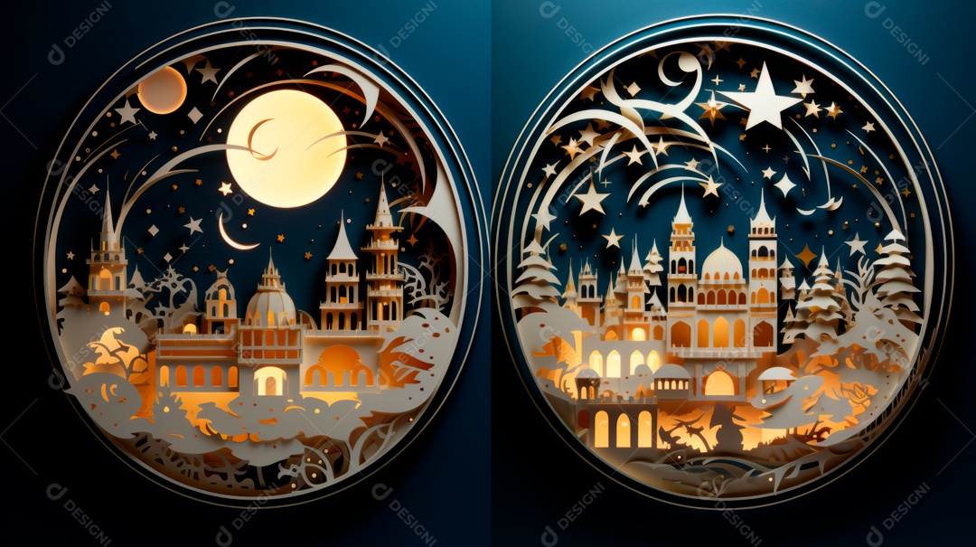 Ramadã, o momento sagrado para oração 10 de março a 9 de abril IA generativa.