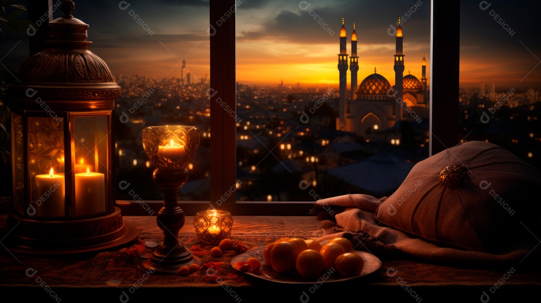 Ramadã, o momento sagrado para oração 10 de março a 9 de abril IA generativa.