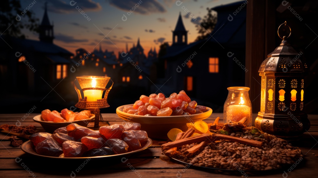 Ramadã, o momento sagrado para oração 10 de março a 9 de abril IA generativa.