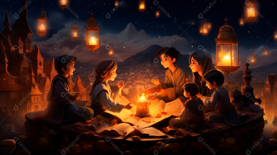 Ramadã, o momento sagrado para oração 10 de março a 9 de abril IA generativa.