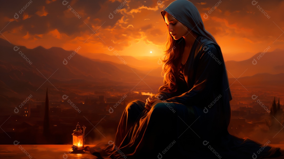 Ramadã, o momento sagrado para oração 10 de março a 9 de abril IA generativa.