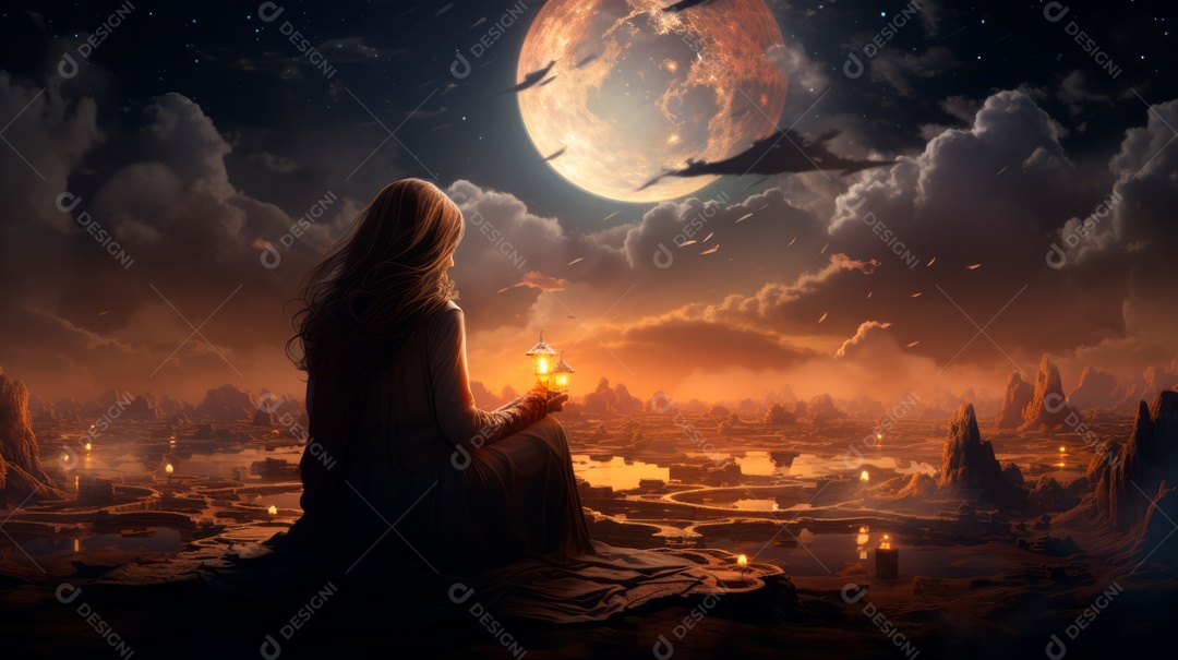 Ramadã, o momento sagrado para oração 10 de março a 9 de abril IA generativa.