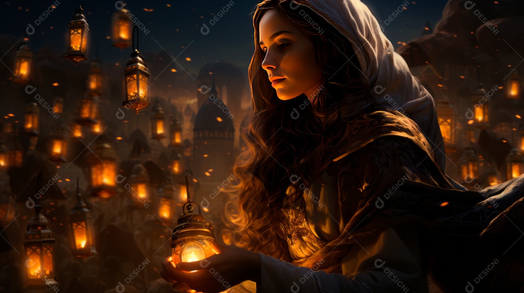 Ramadã, o momento sagrado para oração 10 de março a 9 de abril IA generativa.