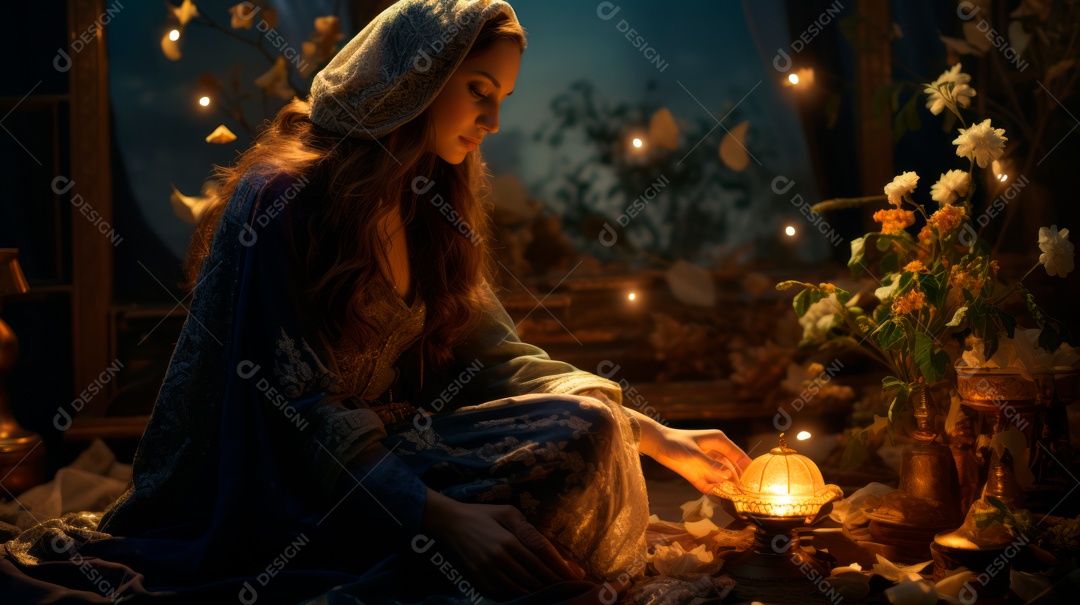 Ramadã, o momento sagrado para oração 10 de março a 9 de abril IA generativa.