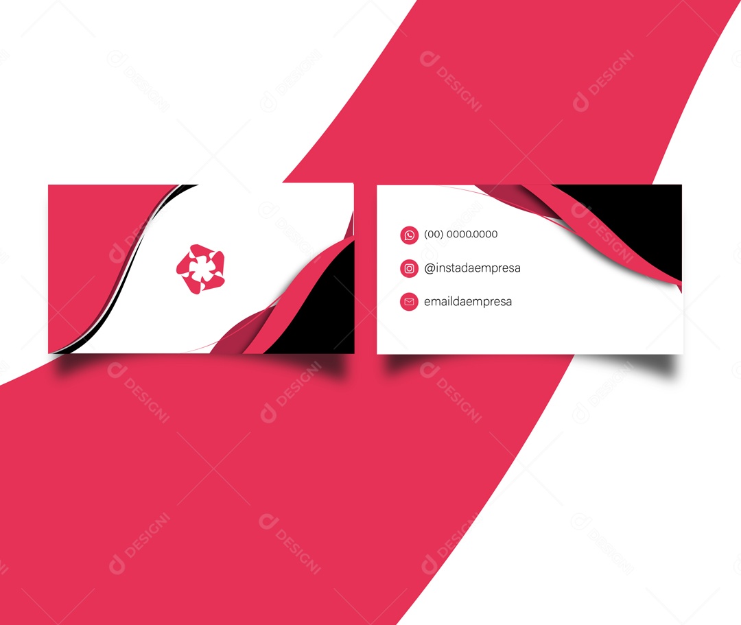 Cartão de Visita Para Empresas AI Editável