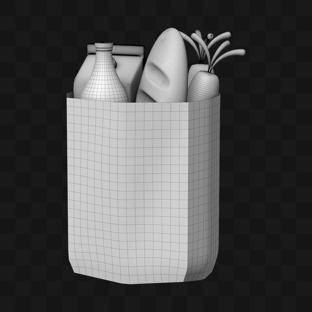 Saco de Compras - Modelo 3D