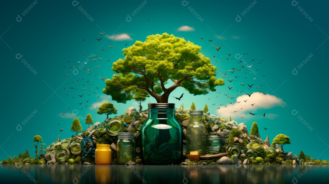 Dia Mundial da Reciclagem, 17 de maio IA generativa.