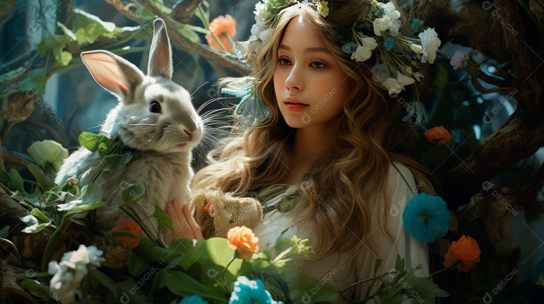 Linda paisagem campo verde.