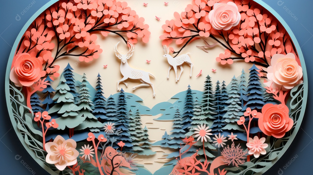 Linda paisagem campo verde.