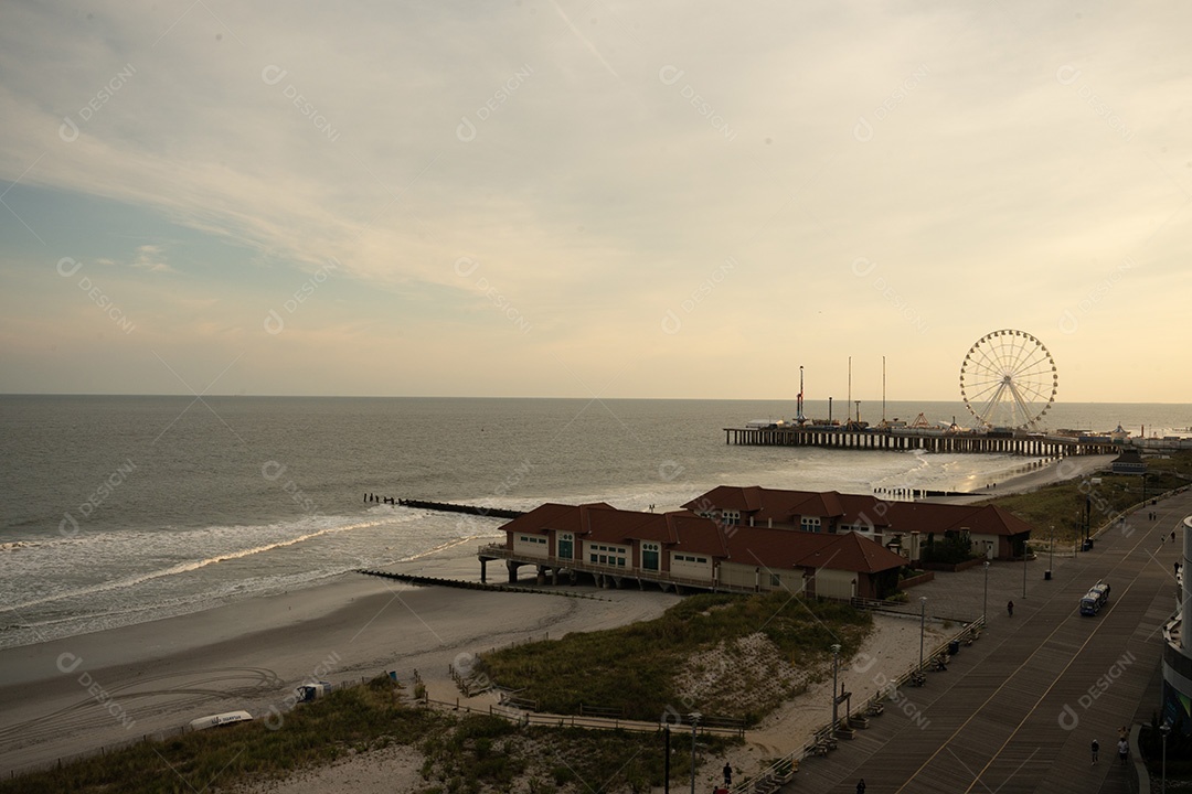 Lugar turístico movimentado