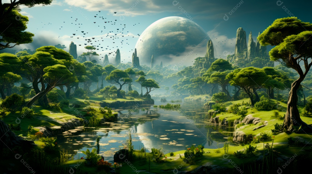 Dia Mundial da Floresta, 21 de março IA generativa.