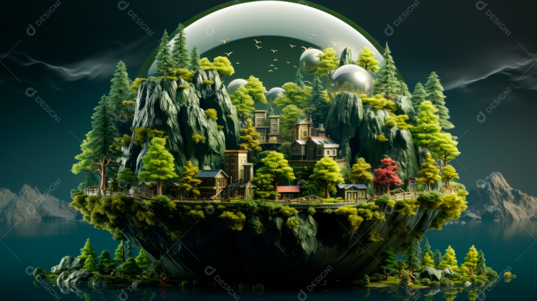 Dia Mundial da Floresta, 21 de março IA generativa.