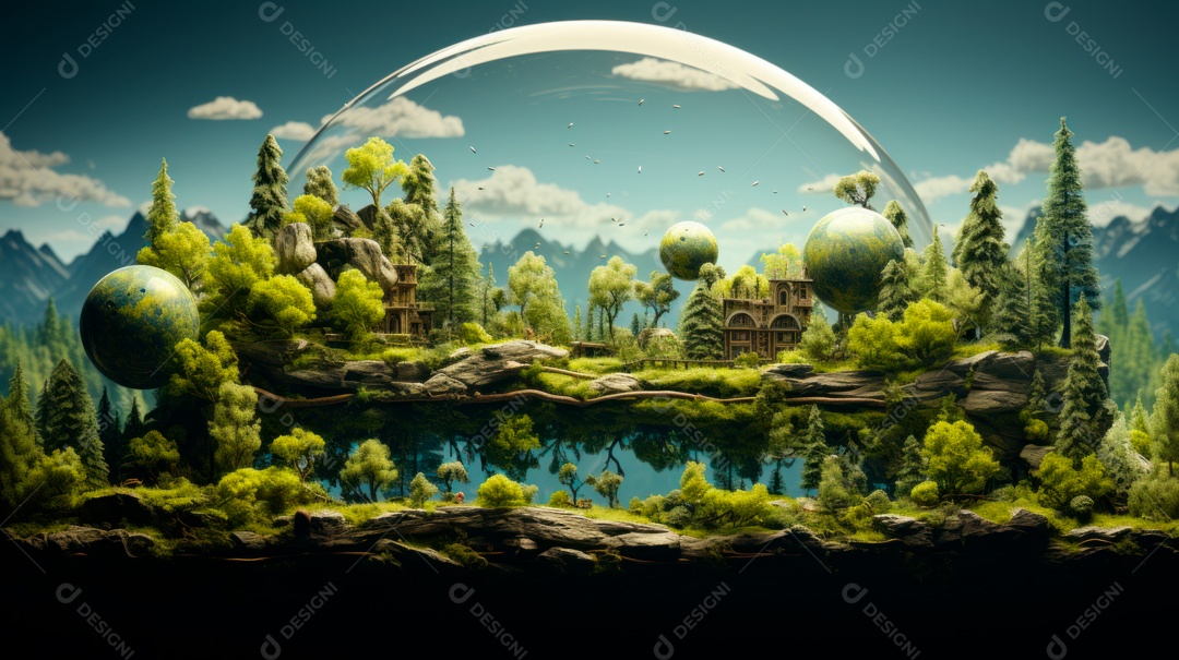 Dia Mundial da Floresta, 21 de março IA generativa.