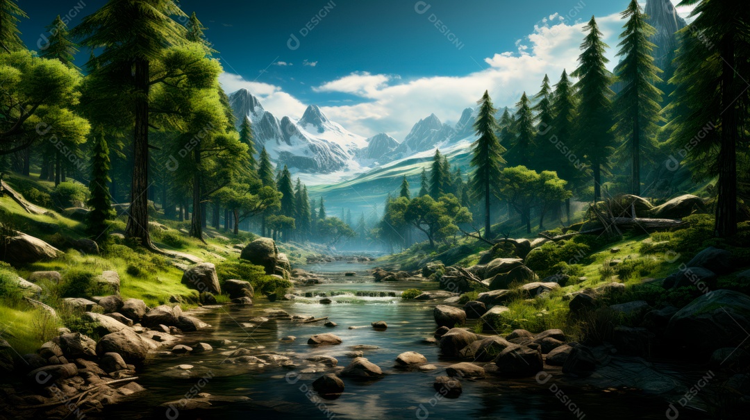 Dia Mundial da Floresta, 21 de março IA generativa.