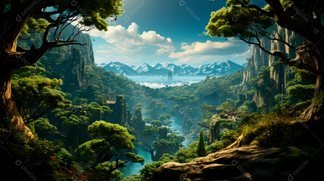 Dia Mundial da Floresta, 21 de março IA generativa.