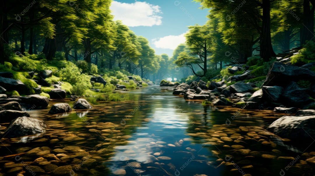 Dia Mundial da Floresta, 21 de março IA generativa.