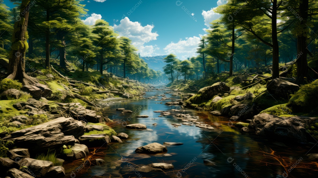 Dia Mundial da Floresta, 21 de março IA generativa.