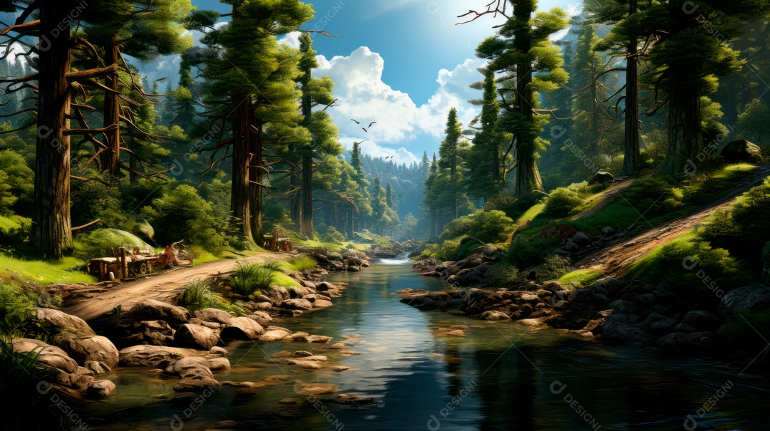 Dia Mundial da Floresta, 21 de março IA generativa.