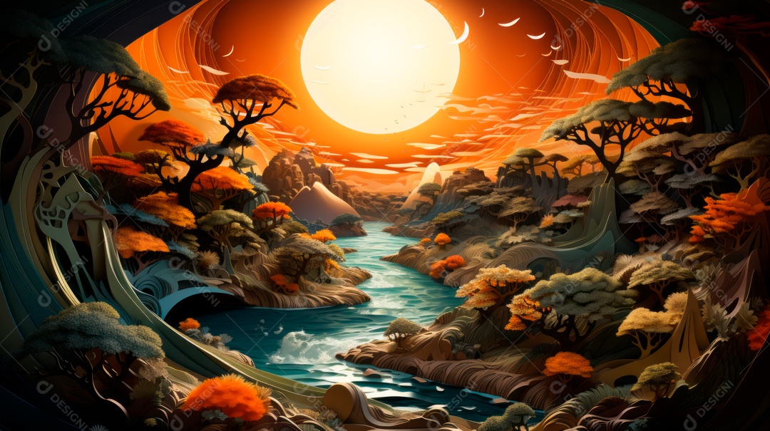 Dia Mundial da Floresta, 21 de março IA generativa.